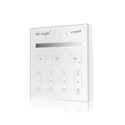 MONO LED hullámpanel Dimmer 230V 4 ZONE Mi-Light - T1