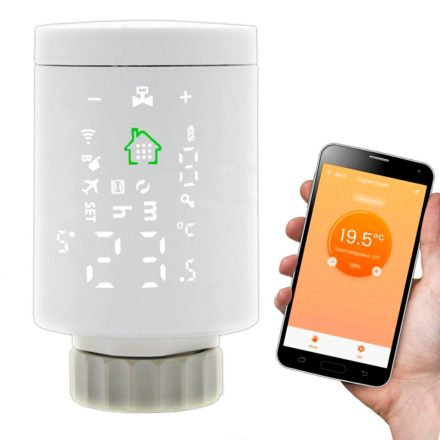 Termosztátfej ZigBee termosztát TUYA SMART