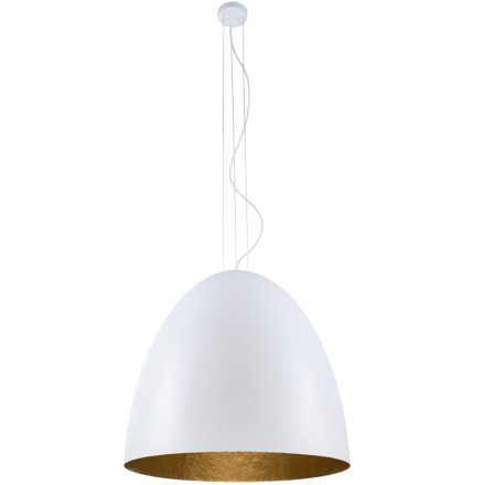 EGG XL 9025 Nowodvorski mennyezeti lámpa fehér és arany 7xE27 függőcső acél ⌀75 cm modern