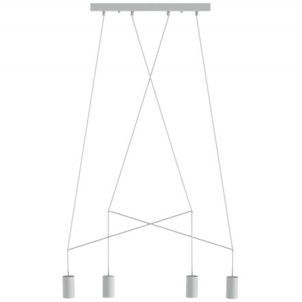 IMBRIA 9191 Nowodvorski mennyezeti lámpa fehér 4xGU10 függesztett geometriai acél