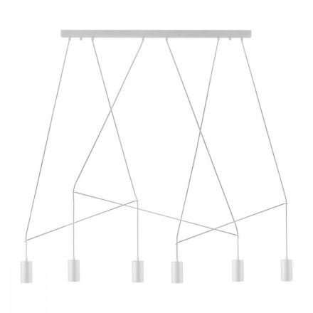 IMBRIA 9674 Nowodvorski mennyezeti lámpa fehér 6xGU10 függesztett geometriai acél