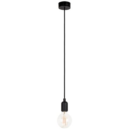 SILICONE 6404 Nowodvorski mennyezeti lámpa fekete E27 függő acél 90 cm minimalista