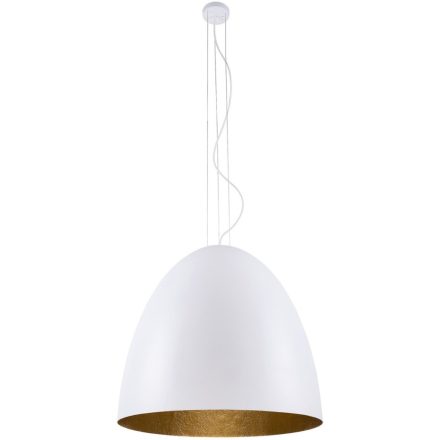 EGG L 9023 Nowodvorski mennyezeti lámpa fehér és arany 5xE27 függőcső acél ⌀55 cm modern