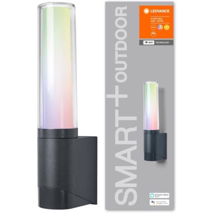 Smart LED kerti fali lámpa 7,5 W RGB+W Sötétszürke SMART+ WiFi FLARE LEDVANCE