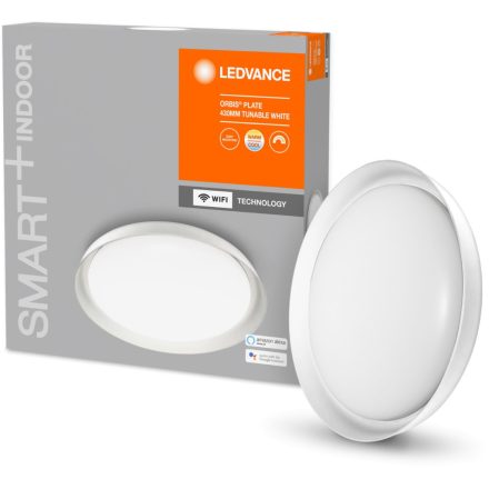 LED mennyezeti lámpa fehér ORBIS Plate 24W 2500lm meleg-hideg 43cm SMART+ WiFi LEDVANCE