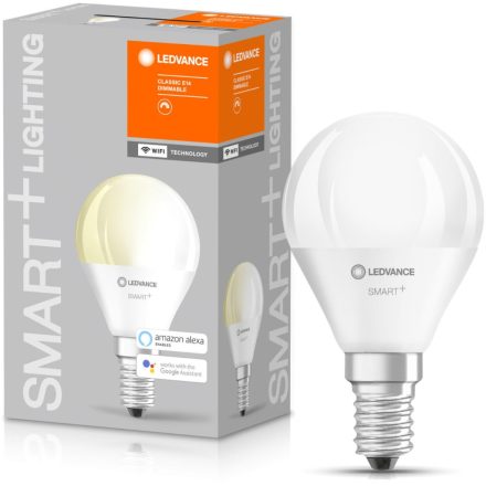 E14 P45 LED izzó 5W 470lm 2700K meleg LEDVANCE SMART+ WiFi szabályozható