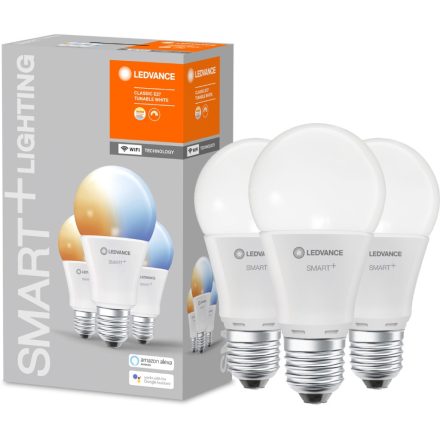 3PAK LED izzó E27 A75 14W 1521lm CCT LEDVANCE SMART+ WiFi szabályozható