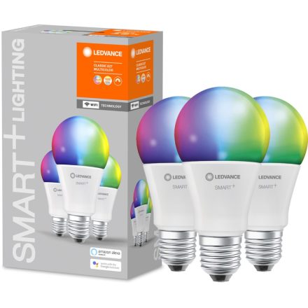 3PAK LED izzó E27 A75 14W 1521lm CCT RGB LEDVANCE SMART+ WiFi szabályozható