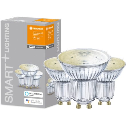 3PAK LED izzó GU10 5W 350lm 2700K meleg LEDVANCE SMART WiFi szabályozható