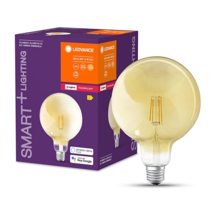 E27 G125 LED izzó 6W 680lm 2400K melegszálas LEDVANCE SMART+ ZigBee szabályozható