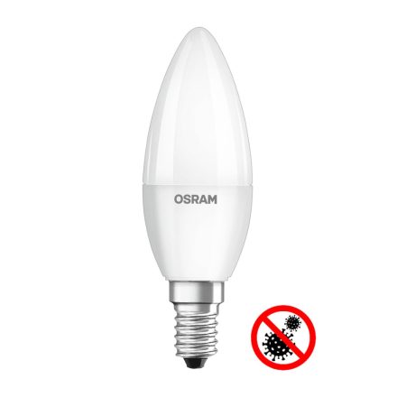 LED izzó E14 B35 4.9W = 40W 470lm 2700K 200° OSRAM ANTIBAKTERIÁLIS