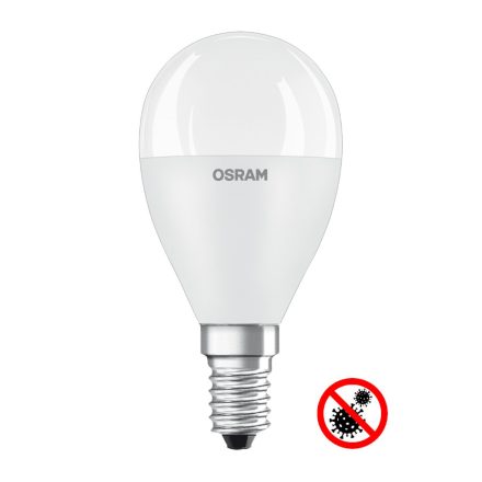 E14 P45 LED izzó 5.5W = 40W 470lm 2700K 200° OSRAM ANTIBAKTERIALIS