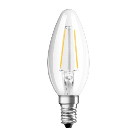 LED izzó E14 B35 CL 1.5W = 15W 136lm 2700K  300° OSRAM STAR izzószál