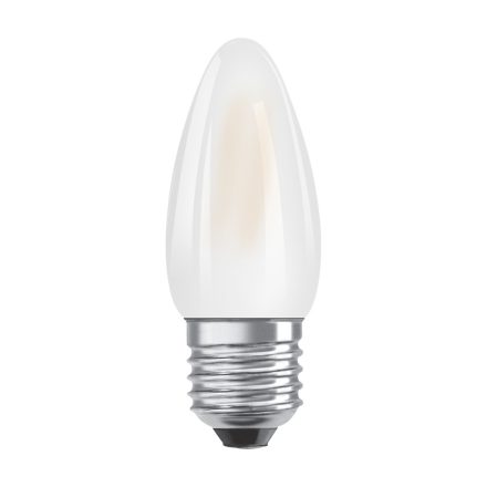 LED izzó E27 B35 4.8W = 40W 470lm 2700K 300° OSRAM SUPERSTAR izzószál szabályozható