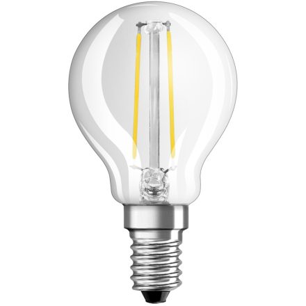 E14 P45 LED izzó 2,8W = 25W 250lm 2700K 320°-os izzószál, szabályozható OSRAM SUPER STAR