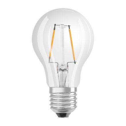 LED izzó E27 A60 CL 2W = 15W 136lm 2700K 300° OSRAM STAR izzószál