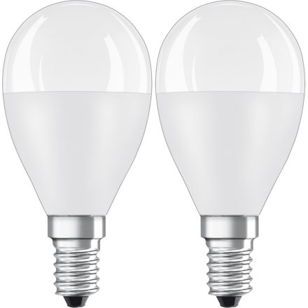 2PAK LED izzó E14 P45 7W = 60W 806lm 6500K Hideg 200° OSRAM ÉRTÉK