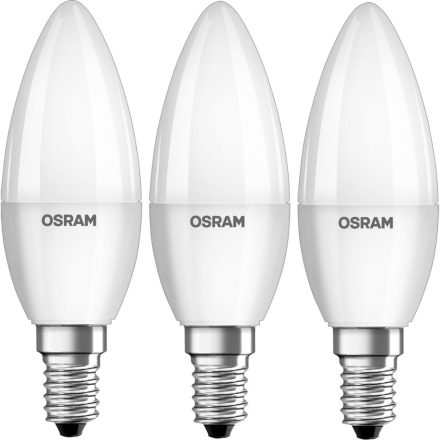 3dbLED izzó E14 B35 7W = 60W 806lm 3000K meleg 200° OSRAM ÉRTÉK