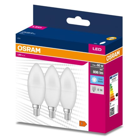 3dbLED izzó E14 B35 7W = 60W 806lm 4000K Semleges 200° OSRAM ÉRTÉK