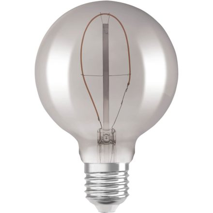 Dekoratív LED izzó E27 G95 3,4W = 10W 100lm 1800K meleg 320°-os izzószálas fényerőszabályzó OSRAM Vintage 1906