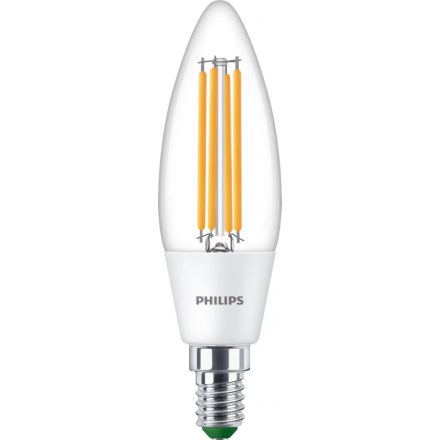 E14 LED izzó 2,3W=40W 485lm 4000K semleges izzószál Philips Master