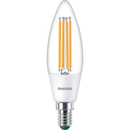 E14 LED izzó 2,3W=40W 485lm 4000K semleges izzószál Philips Master