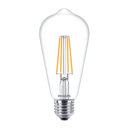 LED izzó E27 ST64 7W = 60W 806lm 2700K meleg FILAMENT PHILIPS