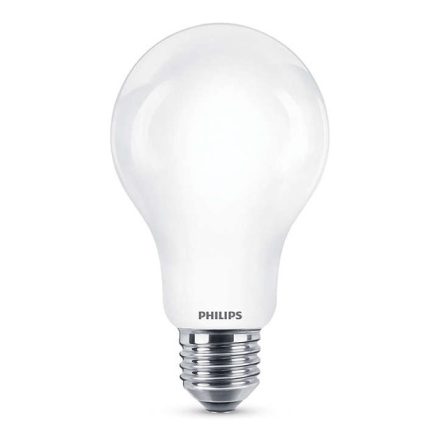 E27 A60 LED izzó 10.5W = 100W 1521lm 4000K Semleges 300° PHILIPS Classic