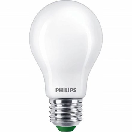 E27 A60 LED izzó 5.2W = 75W 1095lm 4000K Semleges Izzószál Tejszerű PHILIPS Ultra Hatékony