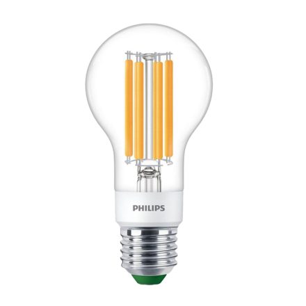 LED golyós izzó E27 210.9lm/W A60 4W = 60W 840lm 2700K meleg izzószál PHILIPS Ultra Hatékony