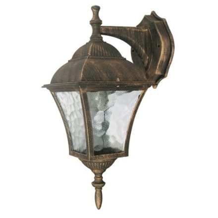 Kerti lámpa LED fali lámpa TOSCANA E27 IP43 Down Lantern Antique Gold RABALUX