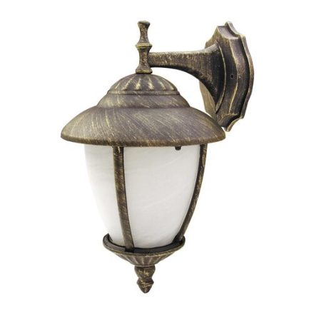 Kerti lámpa LED fali lámpa MADRID E27 IP43 Down Lantern Antique Gold RABALUX