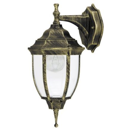 Kerti lámpa LED fali lámpa NIZZA E27 IP43 Down Lantern Antique Gold RABALUX