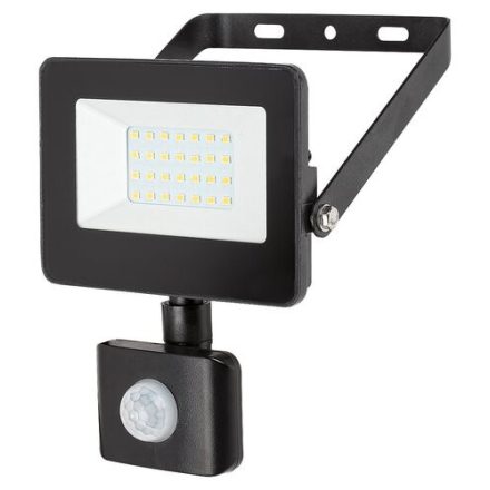 LED REFLEKTOR 20W 1800lm 4000K IP44 fekete FLOOD Mozgásérzékelővel mozgatható RABALUX