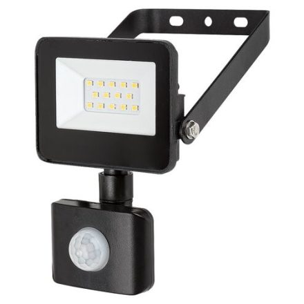 LED REFLEKTOR 10W 900lm 4000K IP44 FLOOD Mozgásérzékelővel fekete mozgatható RABALUX