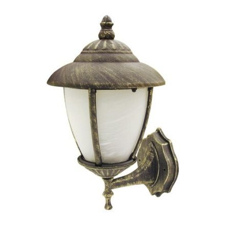 Kerti lámpa LED fali lámpa MADRID E27 IP43 Lámpa Top Antique Gold RABALUX-hoz