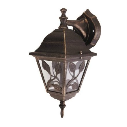 Kerti lámpa LED fali lámpa HAGA E27 IP44 Down Lantern Antique Gold RABALUX