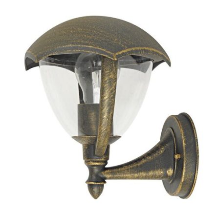 Kerti lámpa LED fali lámpa MIAMI E27 IP44 Lámpa Top Antique Gold RABALUX-hoz