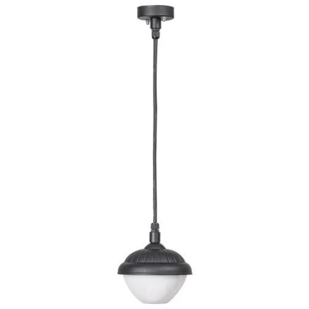 Kültéri LED kerti függőlámpa MODESTO E27 IP44 túlnyúlás 68cm fekete RABALUX