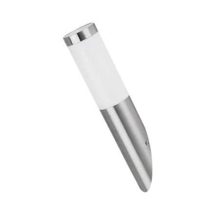 LED kerti fali lámpa TORCH E27 IP44 Inox RABALUX