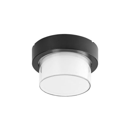 LED kültéri kerti mennyezeti lámpa DURBE 10W RGB+CCT IP54 WIFI+BLUETOOTH kerek fekete-fehér RABALUX