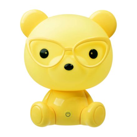 Dekoratív éjszakai lámpa BEAR GLASSES LED 2,5W meleg sárga GOLDLUX (Polux) lámpa gyerekeknek