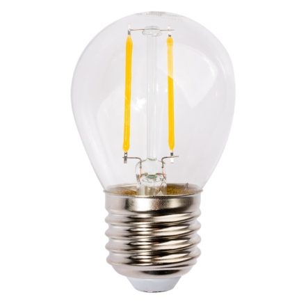 E27 G45 LED izzó 2W = 23W 230lm 3000K 280° GOLDLUX izzószál (Polux)