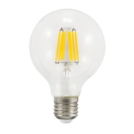 E27 G80 LED izzó 7W = 60W 810lm 3000K 360° GOLDLUX izzószál (Polux)