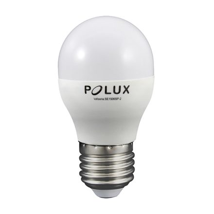 E27 G45 LED izzó 6.3W = 45W 560lm 4000K Semleges 130° GOLDLUX (Polux)