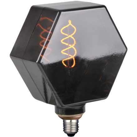 Dekoratív LED izzó E27 FILAMENT LB160 4W 50lm 1800K Meleg 320° DecoVintage Smoke GOLDLUX (Polux)