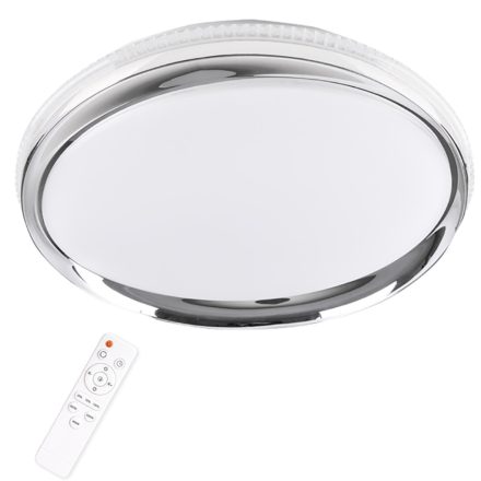 PLAFON LED gyémánt lámpa mennyezeti lámpatest 50cm 3000-6500K távirányítóval GLOSSY 2 GOLDLUX (Polux)