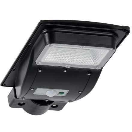 LED reflektor 120-250lm 6000K IP65 3W Solar Black mozgás- és szürkületérzékelővel + távirányító STREET-3 GOLDLUX (Polux)