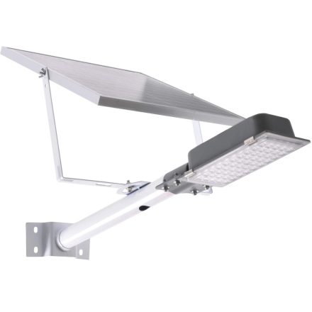 LED reflektor 250-900lm 6000K 7W Solar Grey mozgás- és szürkületérzékelővel + STREET-7 Goldlux távirányító (Polux)