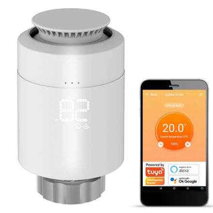 TUYA Smart Zigbee WiFi termosztatikus fej